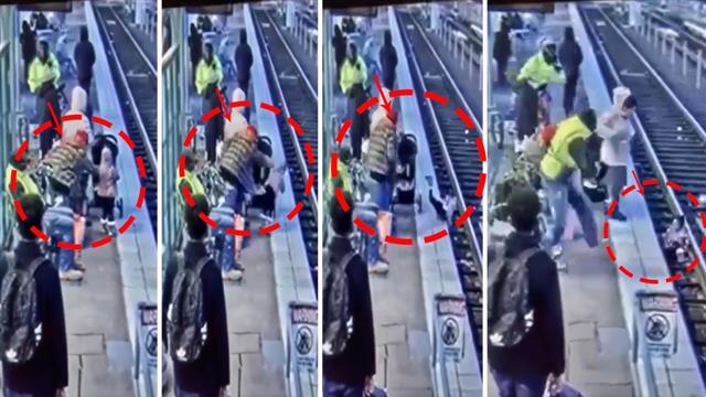 Video Shows Woman Pushing 3-Year-Old Onto Train Track In US